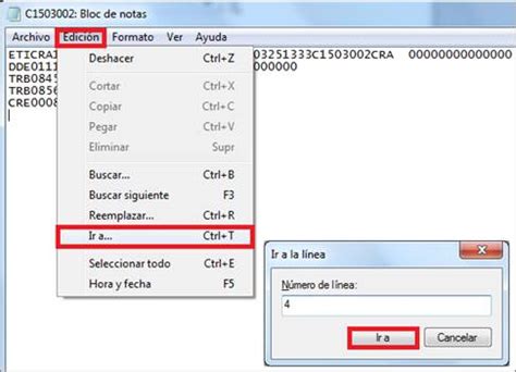 Mensaje de error "Fichero con errores de secuencia en segmento: xx" al ...