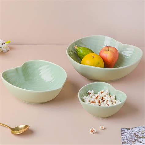 Taro Leaf Serving Bowl 9 Inch Online - Premium Serving Bowl | Nestasia