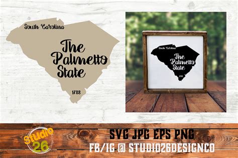 South Carolina - State Nickname Graphic by Studio 26 Design Co ...