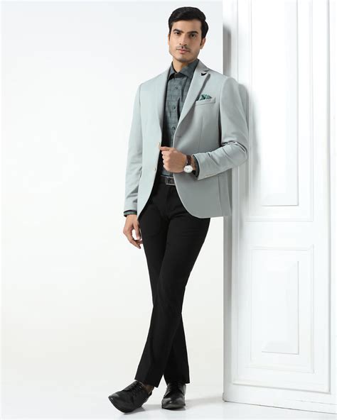 Mint Textured Blazers - Walker