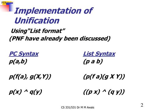 Image result for Example of Unification