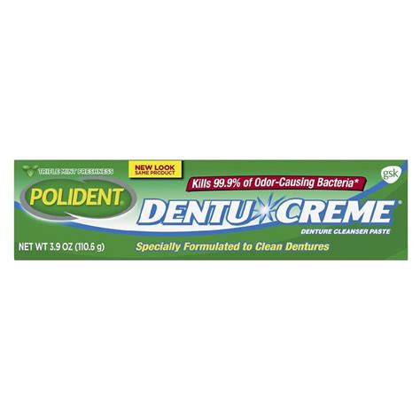 Polident Paste For Denture Cleaning Triple Mint | Walgreens