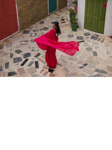 Anicham Pink Saree – Magizham Boutique