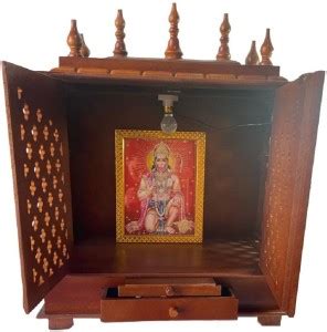 CRAFTSFORT pooja mandir Solid Wood Home Temple Price in India - Buy ...