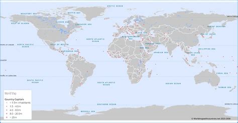 World Map Capitals 的图像结果