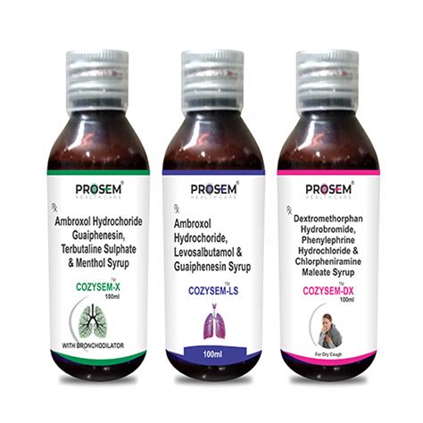 Cozysem x - Ambroxol Hydrochoride, Levosalbutamol & Guaiphenesin Syrup ...