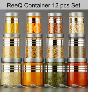 ReeQ Plastic Grocery Container - 1200 ml, 650 ml, 350 ml Price in India ...