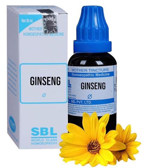SBL Ginseng Mother Tincture Q 30ml - Set of 1 Bottle : Amazon.in ...