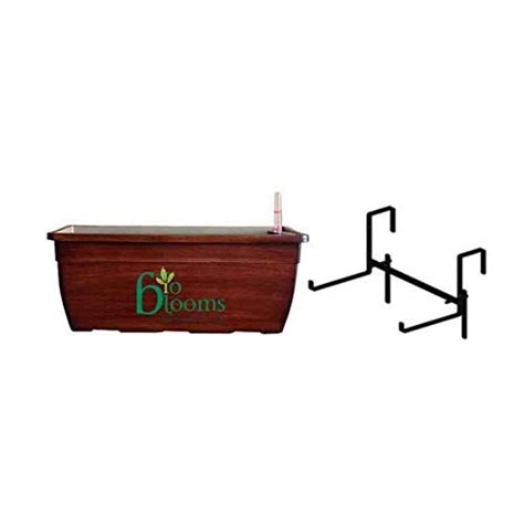 Self watering Indoor \Outdoor Rectangle Planter (Big) with Grill ...