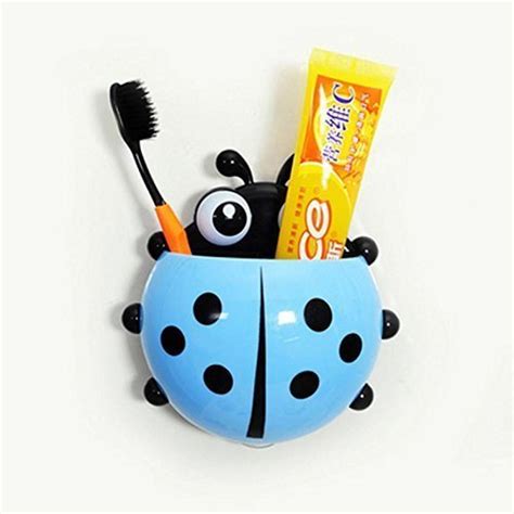 GLive's Powerful Suction Insect Toothbrush & Toothpaste Holder : Amazon ...