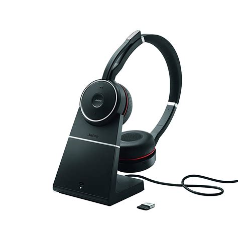 Jabra Evolve 75 Link 370 Uc Bluetooth Wireless Office On ear Headset ...