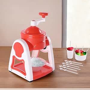 Kuber Industries Portable Ice Crusher Machine for Home with 3 Bowl, 6 ...