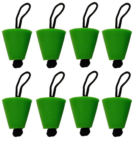 Buy Qissiq 8 Pieces Universal Kayak Scupper Plug Kit Silicone Scupper ...