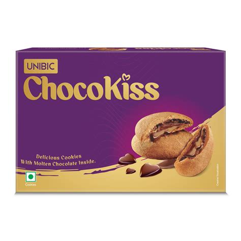 UNIBIC Choco Kiss - Centre Filled Cookies, 250 g – Unibicestore