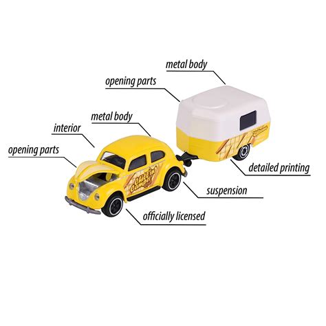 Buy Majorette Volkswagen The Originals Trailer Series - Design & Style ...