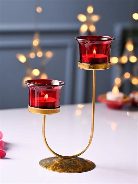 VON CASA Red 2 Votive T- Lite Holder - Market99 – MARKET99