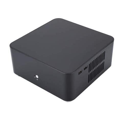 ITX PCケース 最小 電源付き アルミ合金製