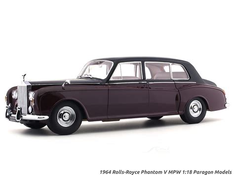 1964 Rolls-Royce Phantom V MPW RHD Royal Garnet 1:18 Paragon Models ...