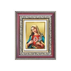 DIVINITI Mother Mary | Blessed Virgin Tabletop and Wall Frame in 24K ...