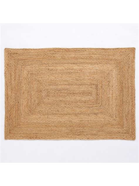 Buy Esselle Natural Stockport Handbraided Rug from Next India