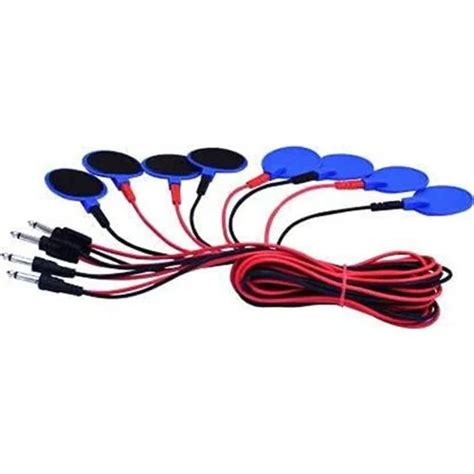 TENS 4-Channel Lead Wires with 8 Electrode Pads | Meddey - Meddey.com
