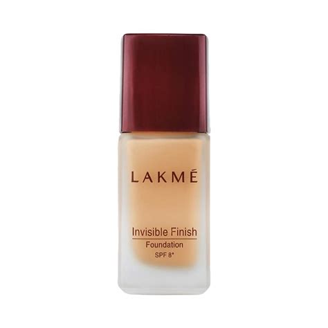 Lakme Invisible Finish SPF 8 Foundation, Shade 05, 25 ml : Amazon.in ...