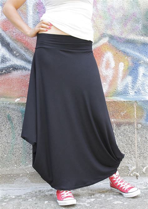 Maxi Skirt Long Skirt Black Skirt Floor Length Skirt - Etsy