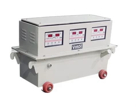 Three Phase Oil Cooled Servo Voltage Stabilizer - 30 KVA Three Phase ...