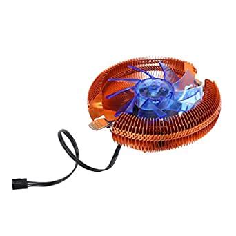 Hydraulic CPU Cooler Heatpipe Fans Quiet Heatsink Radiator Replacement ...