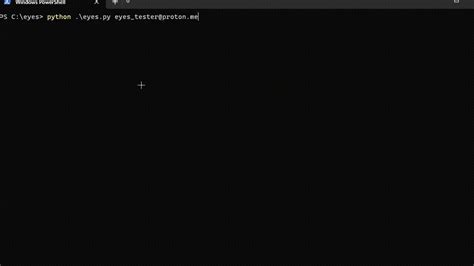 Get Existing Accounts From Email OSINT Tool Eyes