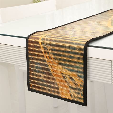 Dining Table Mats and Runner Set - Teal Blue (Anti-Slip Back) 40% OFF ...