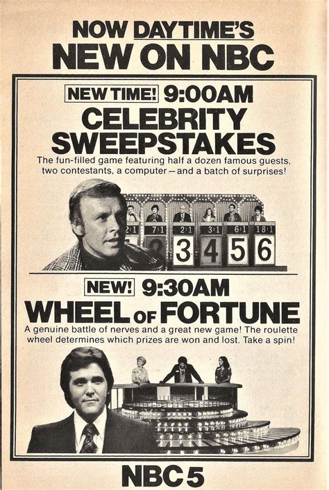 Wheel of Fortune, with original host Chuck Woolery, premiered on this ...