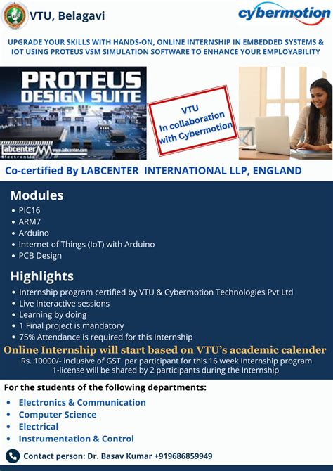 Proteus Design Suite – Visvesvaraya Technological University