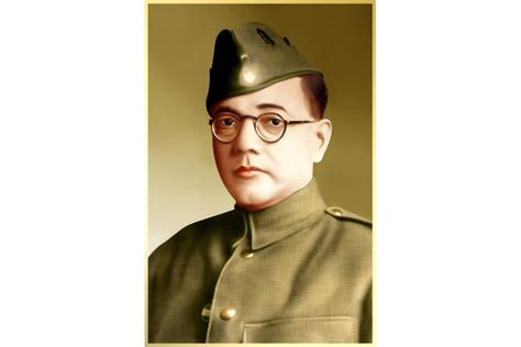 Netaji Subhas Chandra Bose photo painting HD image