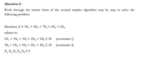 Image result for Revised Simplex Algorithm Examples