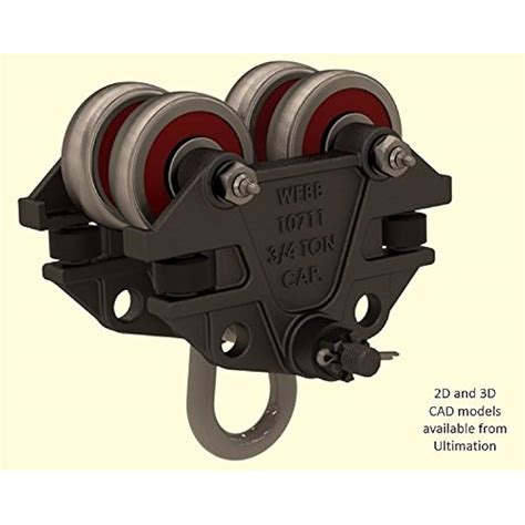 Jervis Webb Industrial Grade Beam Trolley for I-Beams and Chain India ...