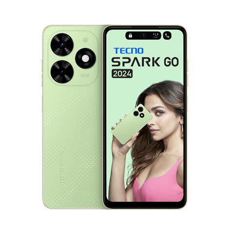 TECNO Spark GO 2024 | Magic Skin Green, (4GB+64GB)| Segment First 90Hz ...