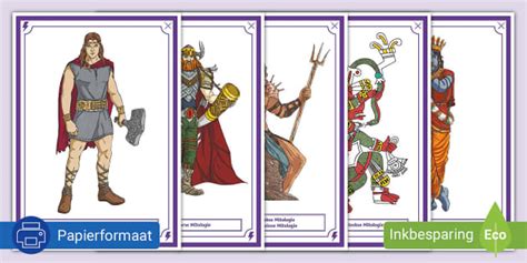 Name van Mitologiese Karakters Plakkate (teacher made)