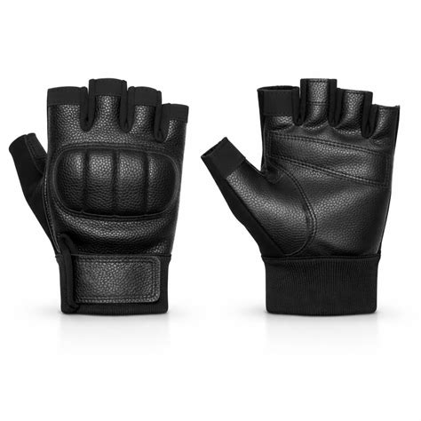 AutoKraftz Tactical Half Finger Hand Gloves for Men | Fingerless Bike ...