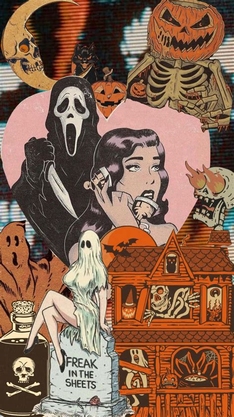 [100+] Retro Vintage Halloween Wallpapers | Wallpapers.com