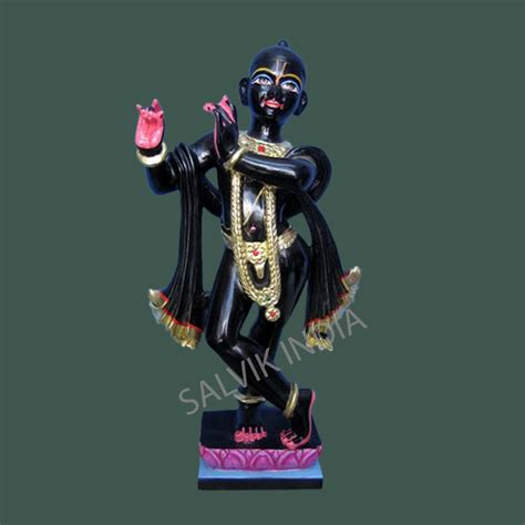Iskcon black marble krishna statue (12 - 30 Inch) – Salvik India