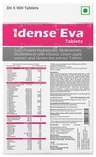Idense Eva Tablet 10 - Uses, Side Effects, Dosage, Price | Truemeds