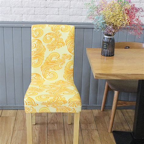House of Quirk Elastic Chair Cover Stretch Removable Washable Short ...