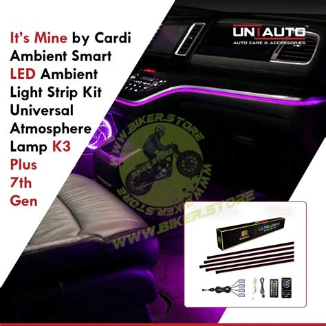 Cardi | K3 Plus 7th Gen, 6-in-1 | Ambient Smart LED Light Strip Kit fo ...