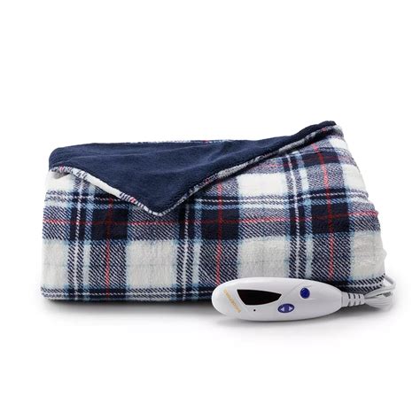 Biddeford Electric Heated Microplush Throw Blanket