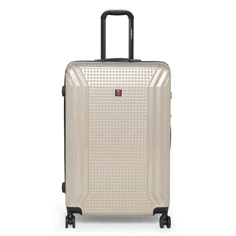 Buy Swiss Brand Vernier Beige Color ABS Material Hard 28" Large Trolley ...