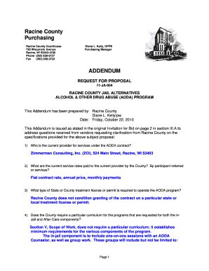 Fillable Online Addendum - JA AODA 11doc Fax Email Print - pdfFiller