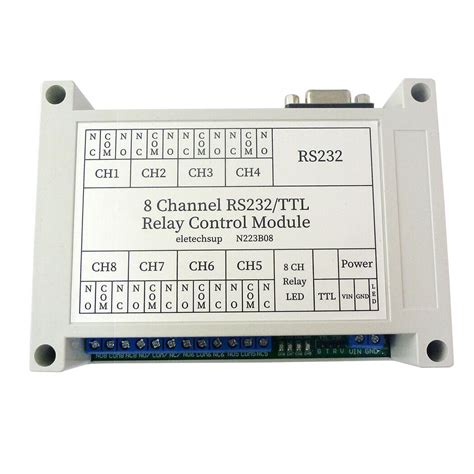 8 Channel RS232 Relay Module PC Serial Ports | Ubuy India