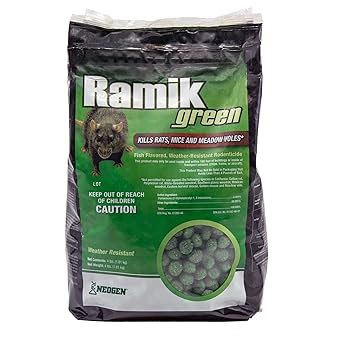 4 Pound : NEOGEN RODENTICIDE Ramik Mouse and Rat Nuggets Pouch, 4-Pound ...