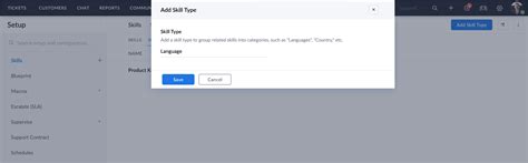 Setting up Skill-based Ticket Routing to Agents